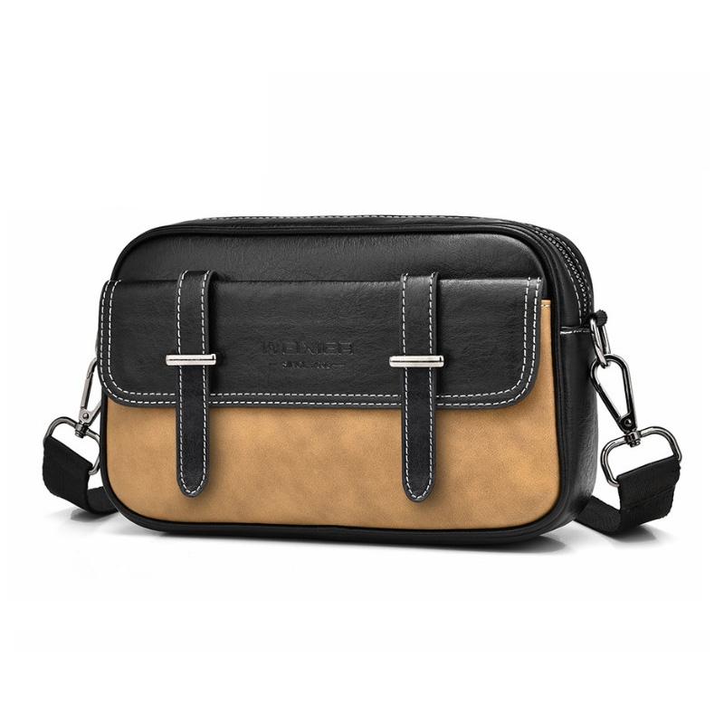 V562-C1070115060DBT-202503041931-00 Waterproof Shoulder Crossbody Bag For Men Wear Resistant Design - Khaki - Image 1