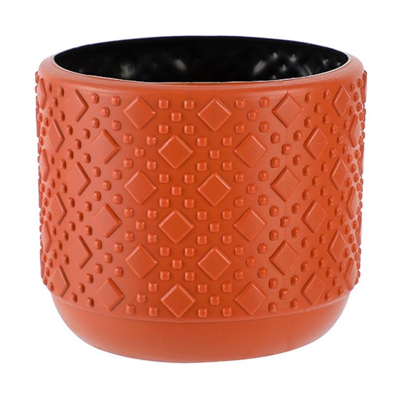Versatile Vase for Wet and Dry Flowers - Glazed Finish Durable Design - Rose Pink