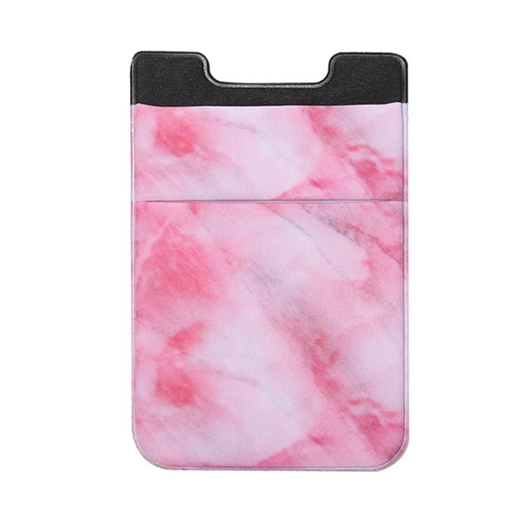V562-C1076598140DBT-202503280245-00 Marble Road Stretch Phone Card Holder Sticky Clip - Red - Image 1