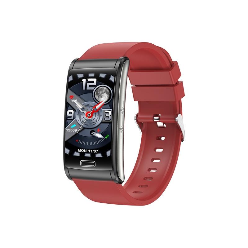 V562-C108101200AYS-226290-00 Smart Watch With Heart Rate And Blood Pressure Monitoring - Colour Screen - Red - Image 1