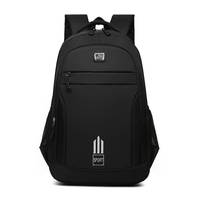 V562-C1094305060DBT-202505191552-00 Large Capacity Nylon Backpack For Students - Black - Image 1