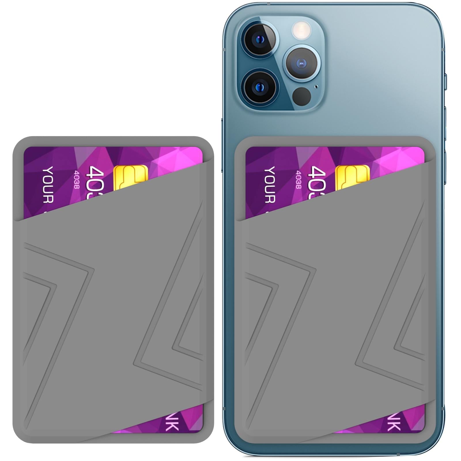 V562-C1096393060DBT-202503281932-00 Silicone Card Case Black - Gray - Image 1