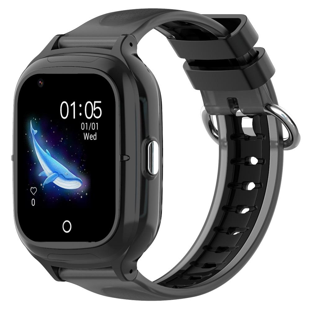 V562-C1096425060DBT-202504252116-00 4G Kids Smart Phone Positioning Watch Ip67 Waterproof / Video / Voice Calling - Black - Image 1