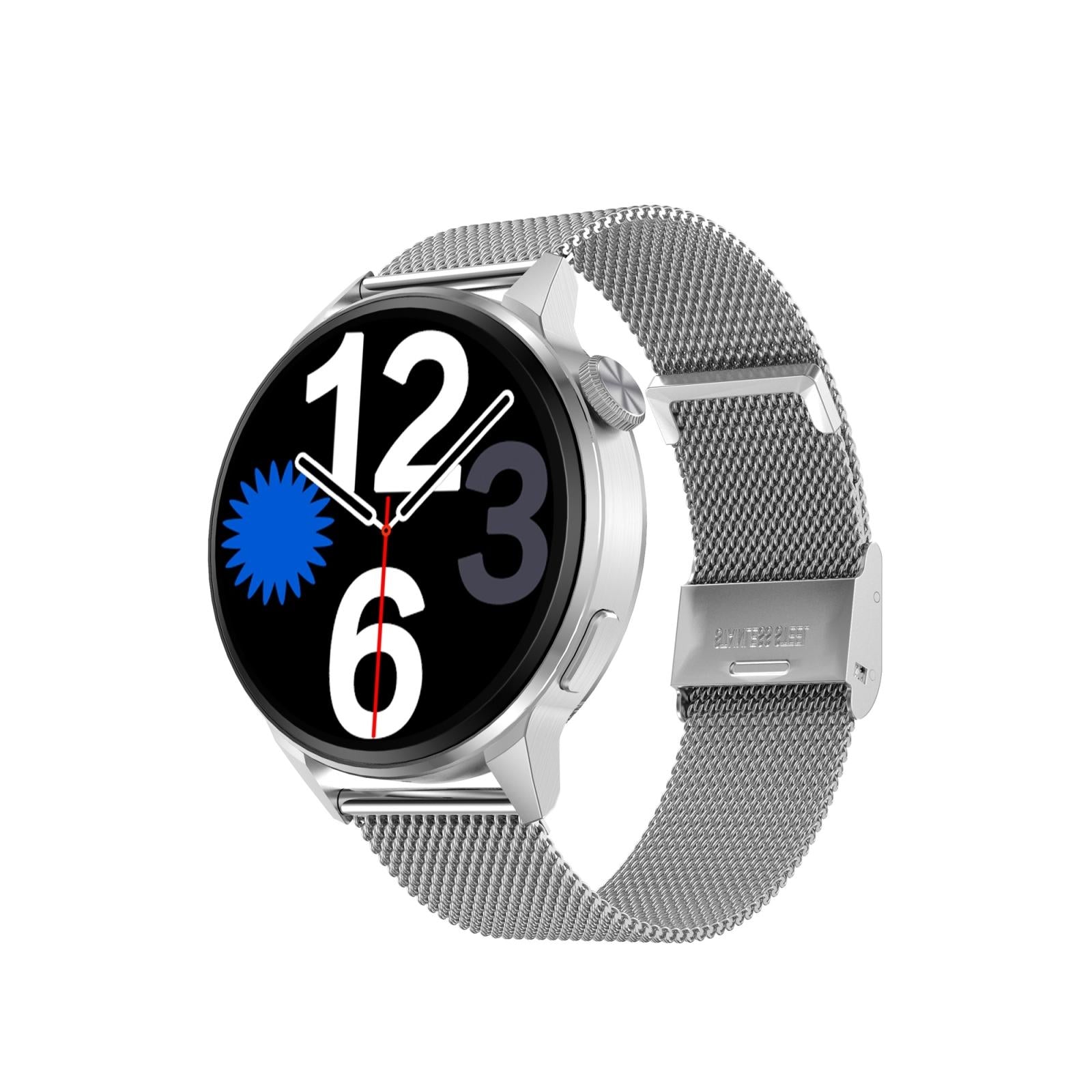 V562-C109717100AYS-202504252030-00 Steel Smart Watch With Colour Screen - Dt4 - Silver - Image 1