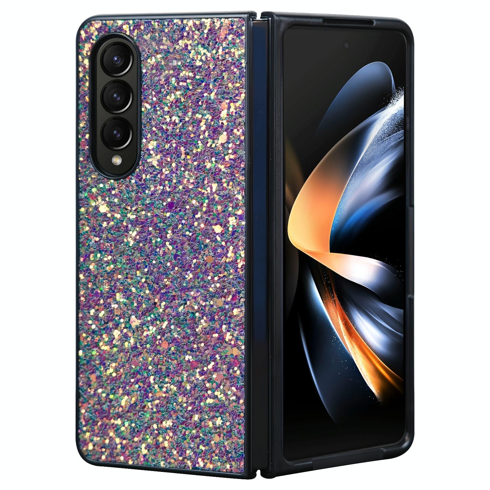 V562-C200371600ADE-202503211441-00 For Samsung Galaxy Z Fold4 5G Foldable Diamond Case - Compact And Stylish - Flash Green - Image 1