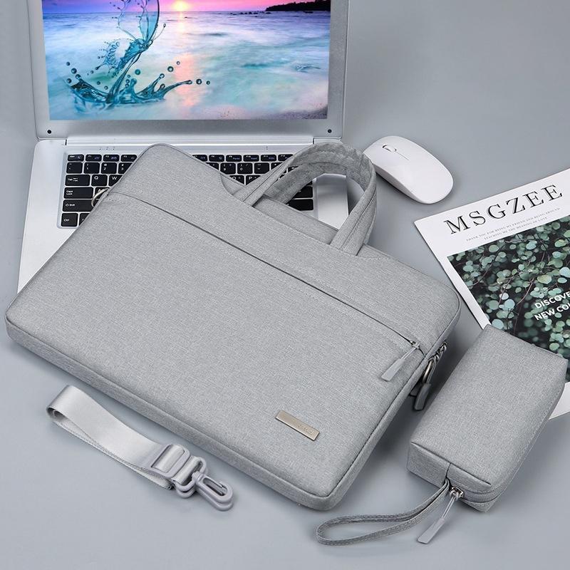 V562-C300822300ADE-202502282021-00 13.3 Inch Inner Bag for Handbag or Laptop with Shoulder Strap and Power Bag - Grey - Image 1