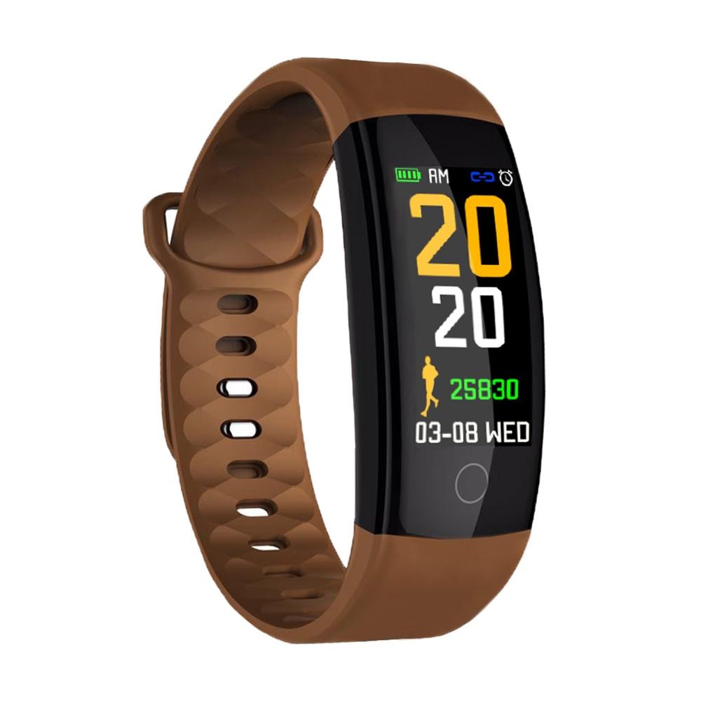 V562-C5740AC-202505262107-00 Waterproof Tft Smart Bracelet With Call / Heart / Sleep / Bp Monitoring And Sedentary Reminder - Coffee - Image 1