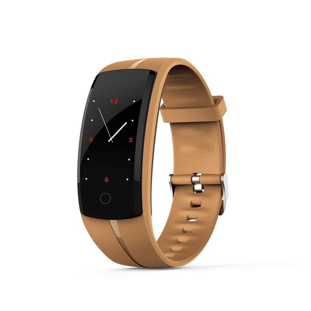 V562-C8740AC-202504252206-00 Waterproof Tft Smart Bracelet With Call / Heart / Sleep / Sedentary / Bp Monitoring - Coffee - Image 1