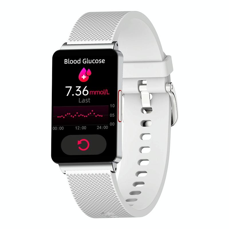 V562-D100871200AYS-202504252140-00 Smart Health Monitoring Watch With Colour Screen - Silver - Image 1