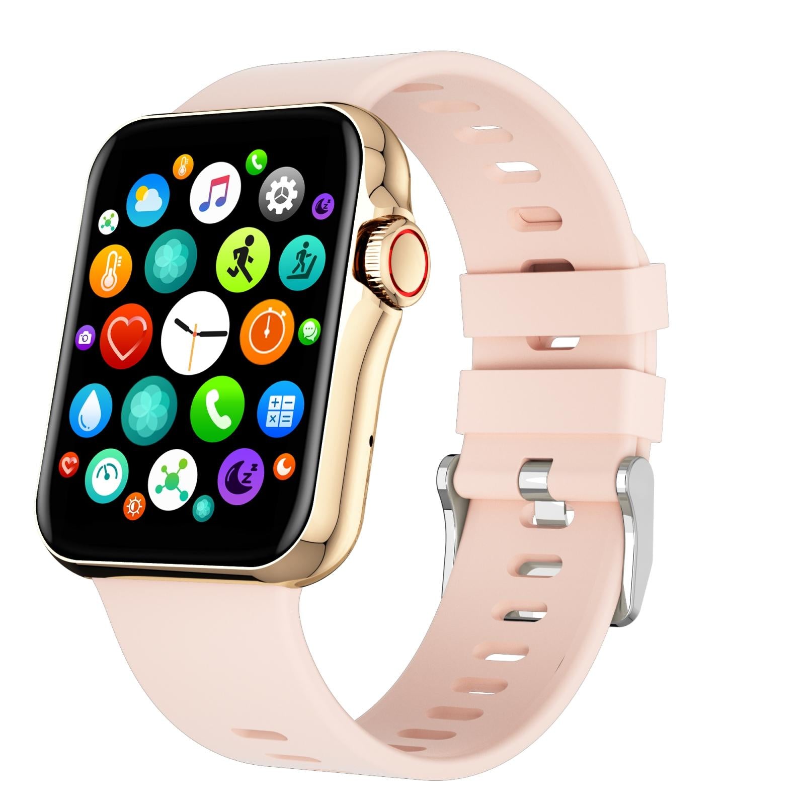 V562-D101252100ADE-202504251922-00 1.6 Inch Waterproof Smart Watch With Ips Colour Screen Sport Sleep Heart Rate Monitoring - Gold - Image 1