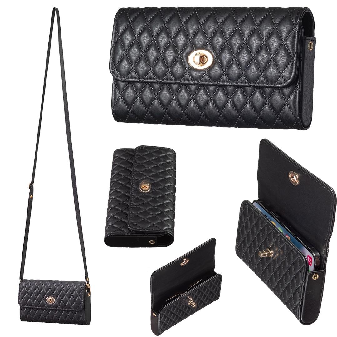 V562-D101408400ADE-202505191620-00 Horizontal Pu Crossbody Shoulder Bag - Black - Image 1