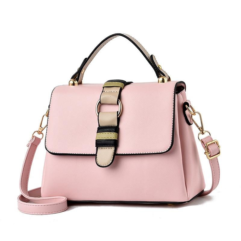 V562-D1021232060DBT-202505191436-00 Versatile Small Square Handbag For Women - Pink - Image 1