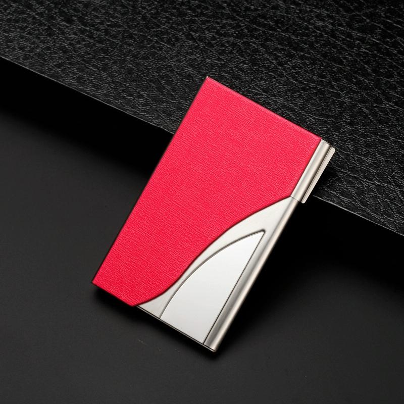 V562-D1036022750DBT-202503281926-00 Stainless Steel Business Card Case Large Capacity - Oracle Rose - Image 1