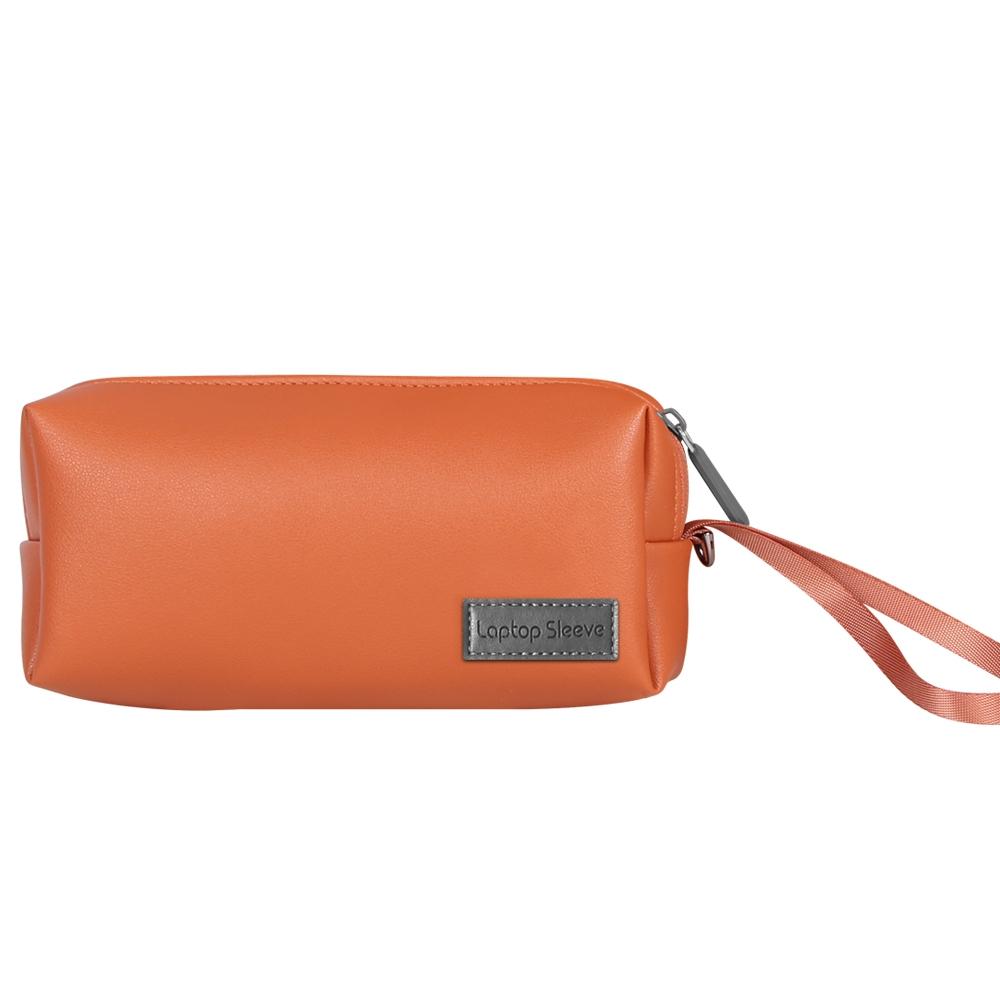 V562-D104667400ADE-202502281830-00 Waterproof Laptop Accessory Bag - Pu Leather - Brown - Image 1