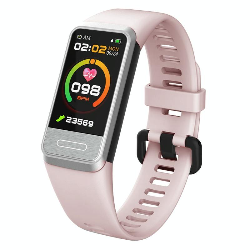 V562-D106452600ADE-202504252148-00 Smart Bracelet With Blood Oxygen Monitoring And Tft Hd Screen - Pink - Image 1