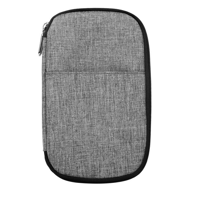 V562-D1087212060DBT-202503282005-00 Multi Function Travel Storage Bag For Passports - Gray White - Image 1