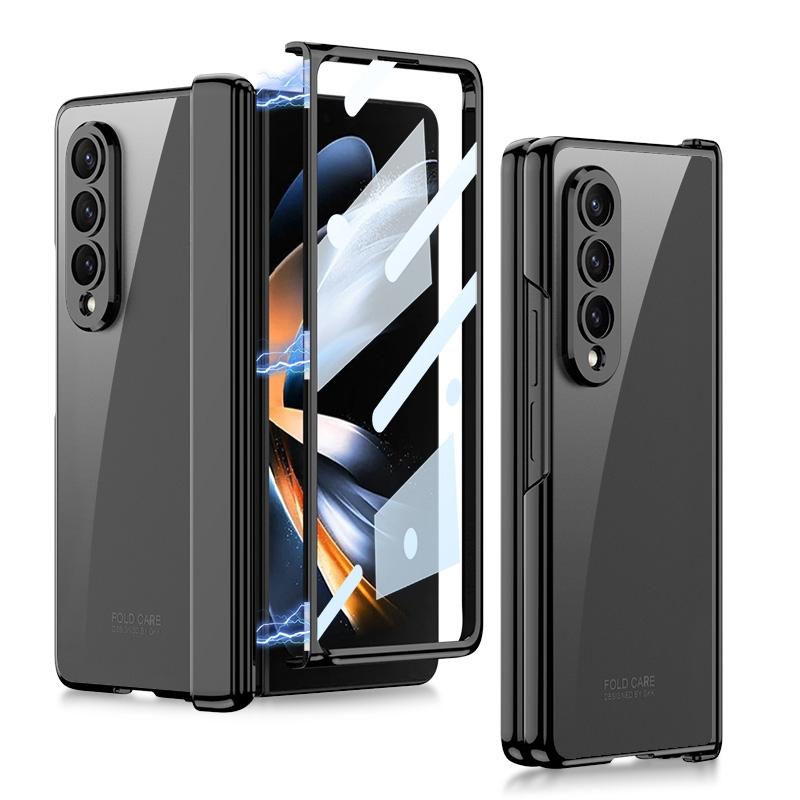 V562-D109157300ADE-202502241740-00 For Samsung Galaxy Z Fold4 5G Magnetic Hinged Folding Case - Black - Image 1
