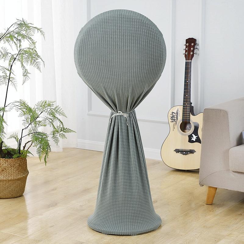 V562-D1093372060DBT-202503031726-00 Household Fabric Fan Cover - Round Elastic 110x45cm - Green - Image 1