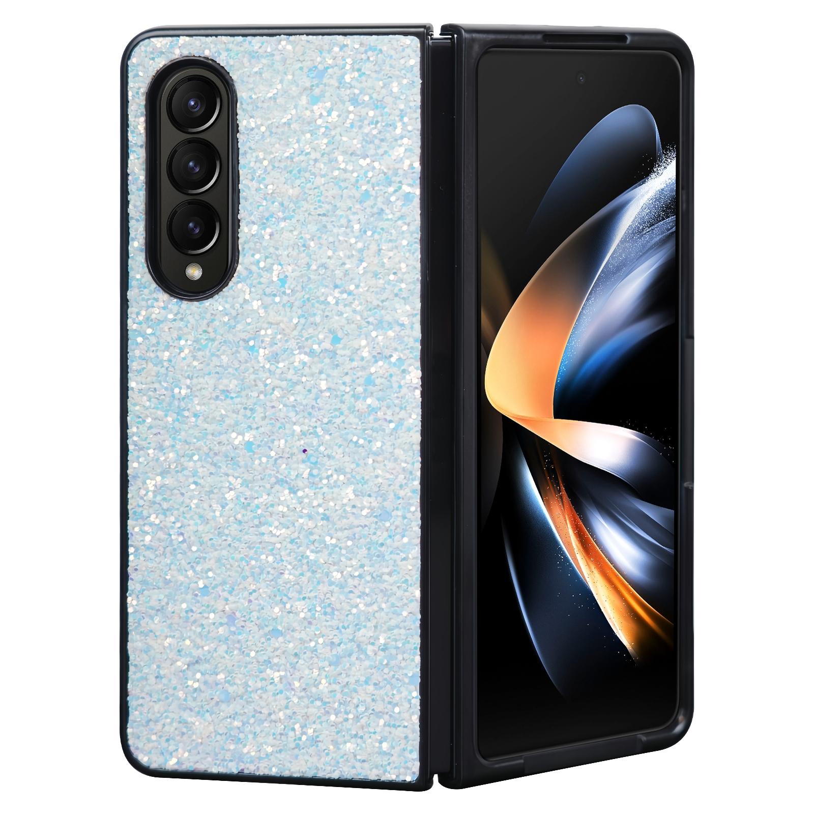 V562-D200371600ADE-202503211441-00 For Samsung Galaxy Z Fold4 5G Foldable Diamond Case - Compact And Stylish - Flash White - Image 1