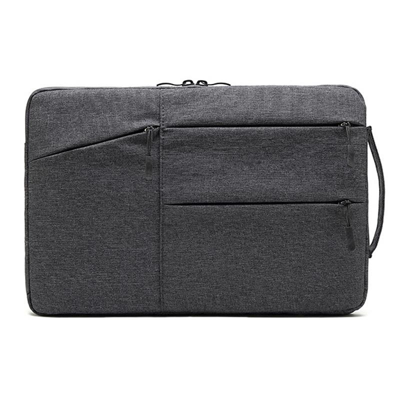 V562-D3058012060DBT-202504022011-00 15.6 Inch Business Laptop Liner Bag - Polyester Zipper Closure - Dark Gray - Image 1