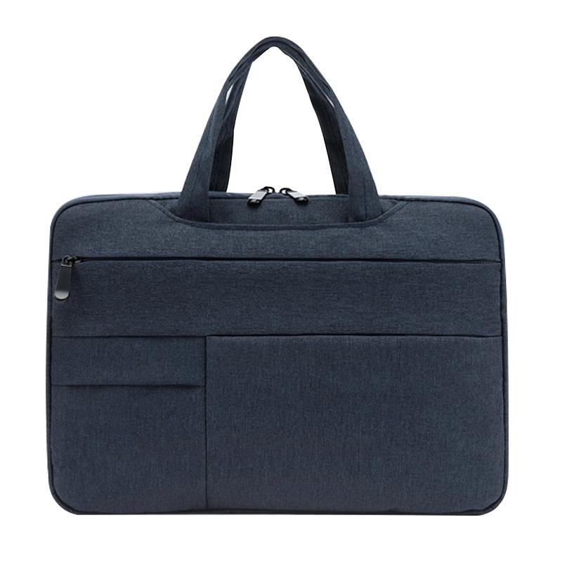 V562-D400293200ADE-202502271745-00 15.6 Inch Waterproof Laptop Handbag in Oxford Cloth - Navy Blue - Image 1