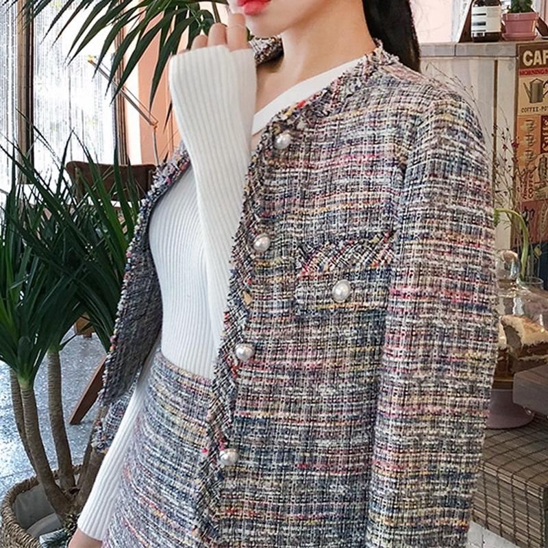 V562-DA54235342YZ-202505262035-00 Slim-Fit Small Scented Coat - Xl - Image 1