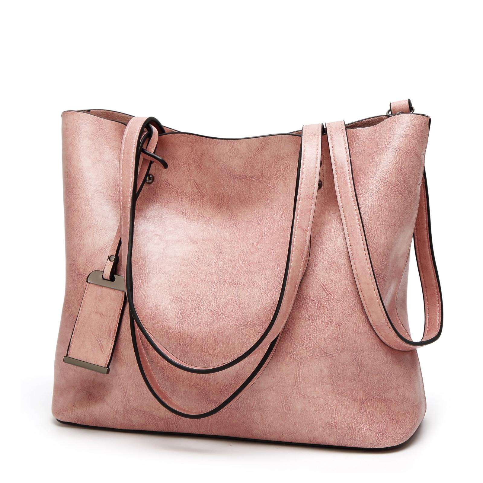 V562-E101298100ADE-202505191507-00 Stylish Pu Leather Women Crossbody Bag - Pink - Image 1