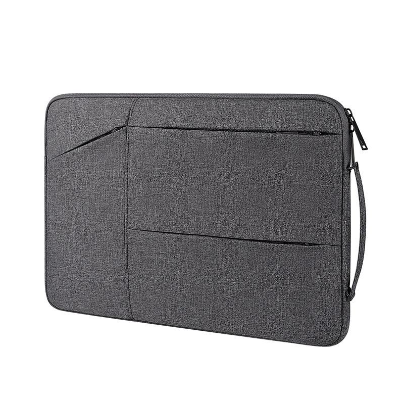 V562-E1028872060DBT-202504022031-00 13.3 Inch Waterproof Laptop Handbag with Shock-absorbing Capacity - Deep Sky Gray - Image 1