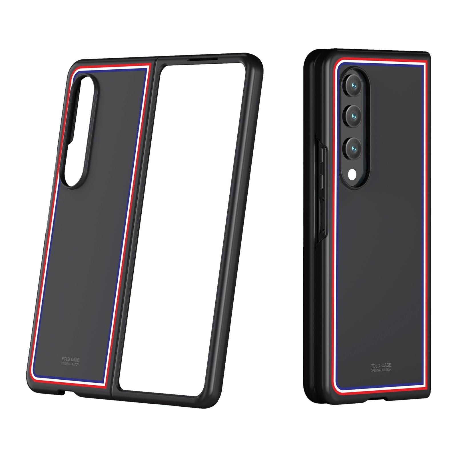 V562-E104284300ADE-202503211336-00 For Samsung Galaxy Z Fold4 5G Frosted Skin Case - Slim & Stylish - Checkered Black - Image 1