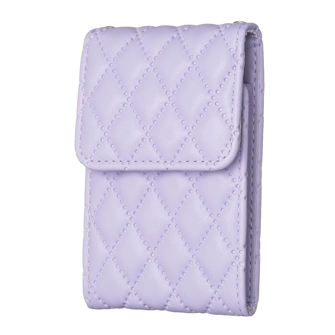 Vertical Card Bag For Mobile Phones Sticker - Purple