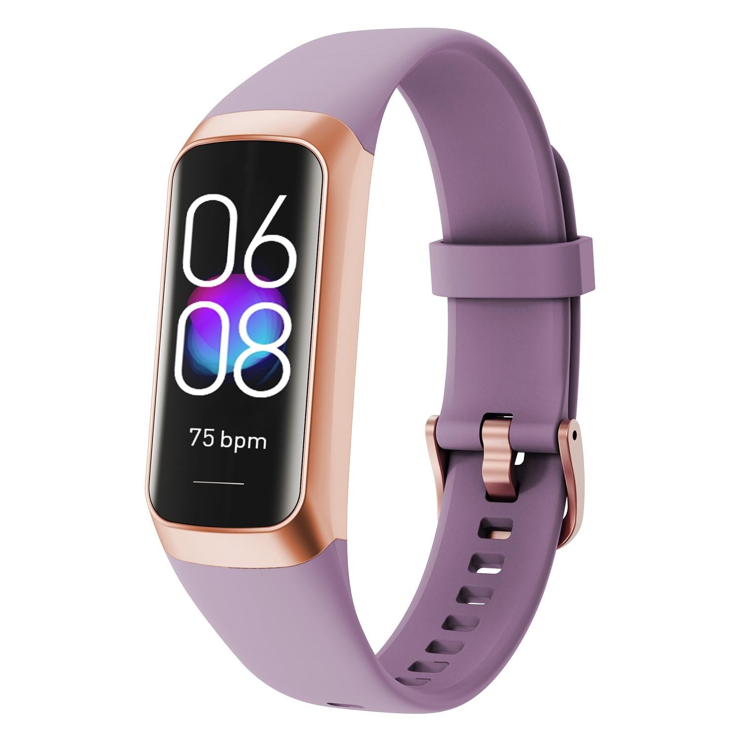 V562-E109927100AYS-202504252206-00 Ip67 Waterproof Smart Fitness Band - Compact And Durable - Purple - Image 1