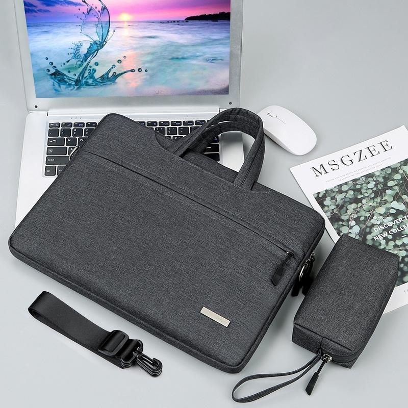V562-E700822300ADE-202502282205-00 16.1 Inch Inner Bag with Shoulder Strap for Handbag or Laptop - Power Bag - Dark Grey - Image 1