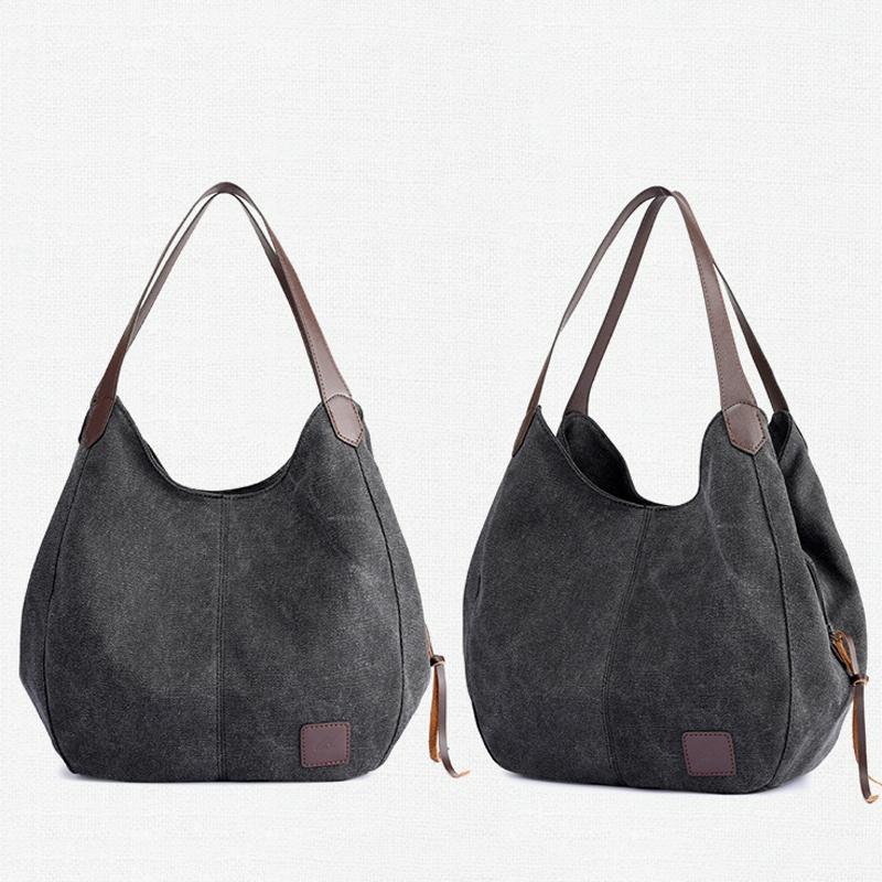 V562-F1072792550DBT-202504251607-00 Retro Art Lady Shoulder Bag - Simple & Chic Beige - Black - Image 1