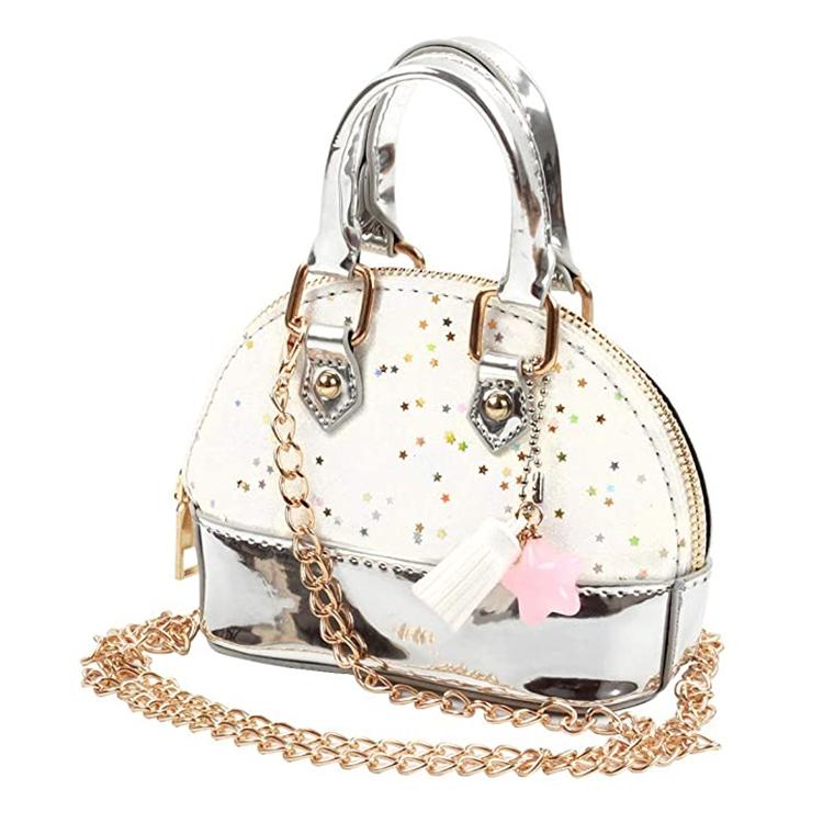 V562-F1086663810DBT-202505191442-00 Mini Leather Shoulder Bag For Girls Cute & Compact - White - Image 1