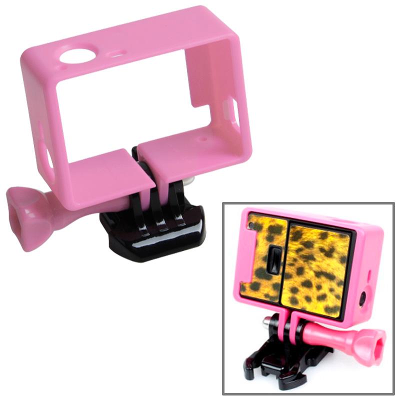 V562-F6420-ACD-S-202509181508-00 High Quality Tripod Mount for Gopro Hero4 / 3 / 3 - Pink - Image 1