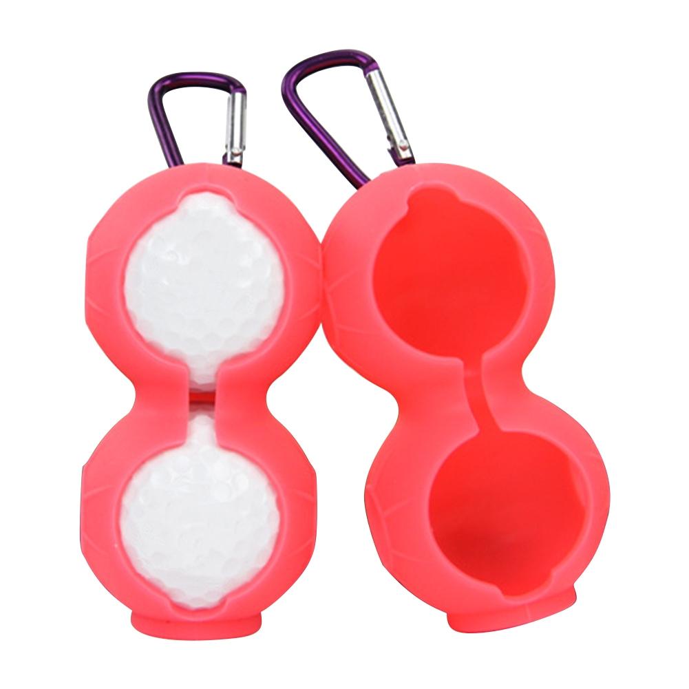 V562-F6526GO-202503041731-00 2-pack Golf Silicone Double-ball Protection Sleeves - Pink - Image 1