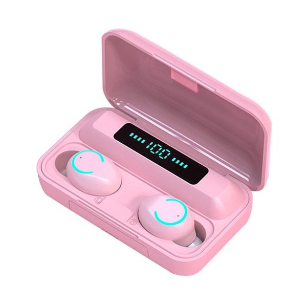 V562-F8232SXPI-202505261837-00 Wireless Noise-cancelling Earbuds with Charging Case - Pink - Image 1