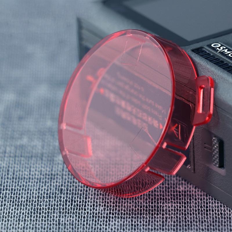V562-F8900POD-221881-00 Round Lens Filter for Dji Action Camera - Pink - Image 1