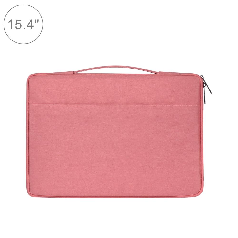 V562-F9561BL-202502282115-00 Stylish Laptop Handbag For Macbook & More - Polyester & Nylon - Pink - Image 1