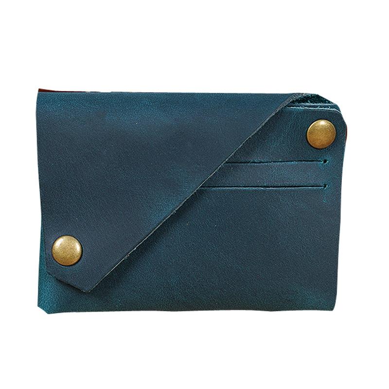 V562-G1021002060DBT-202503280221-00 Leather Card Holder For Bank Cards Black - Blue - Image 1