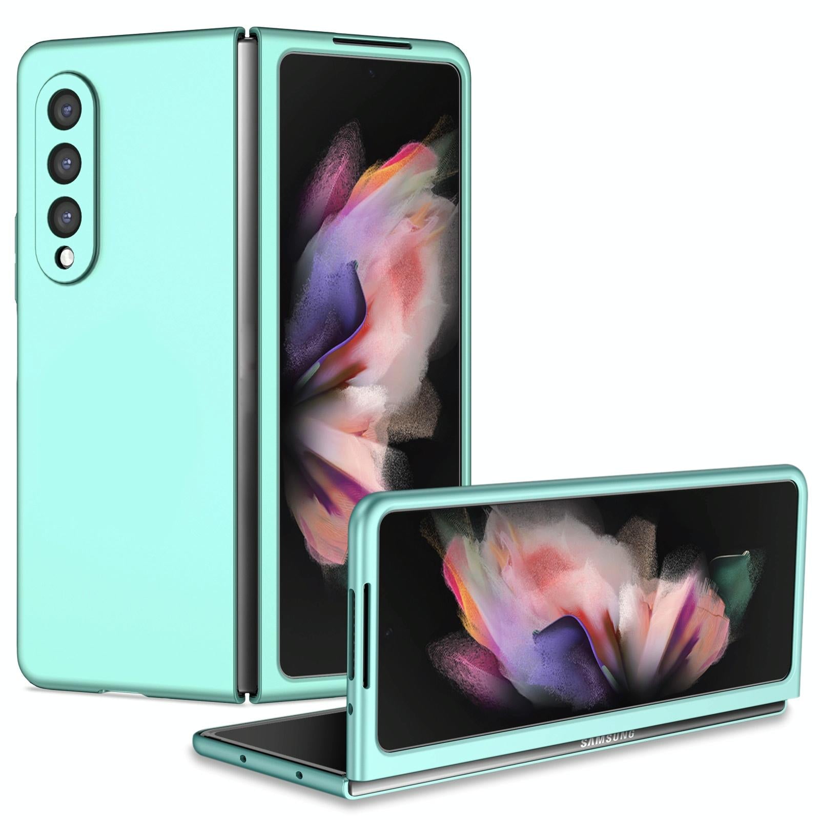 V562-G103752300ADE-202504292038-00 For Samsung Galaxy z Fold4 5G Foldable Armor Phone Case - Compact and Durable - Sky Blue - Image 1