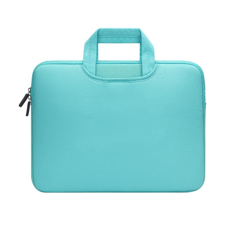 V562-G2155BL-202502281853-00 Portable Air Permeable Handheld Sleeve for 13.3 Laptops - 34x25.5x2.5cm - Green - Image 1