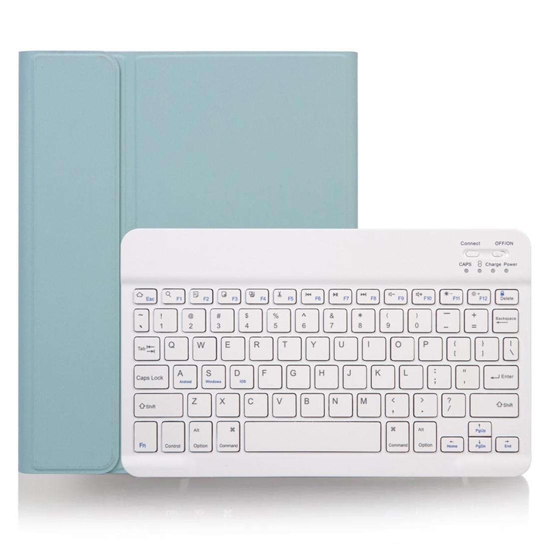 V562-G6120ORPI-202504291811-00 Detachable Bluetooth Keyboard Tablet Case For Ipad Pro 11 With Pen Slot - Plain Texture - Green - Image 1