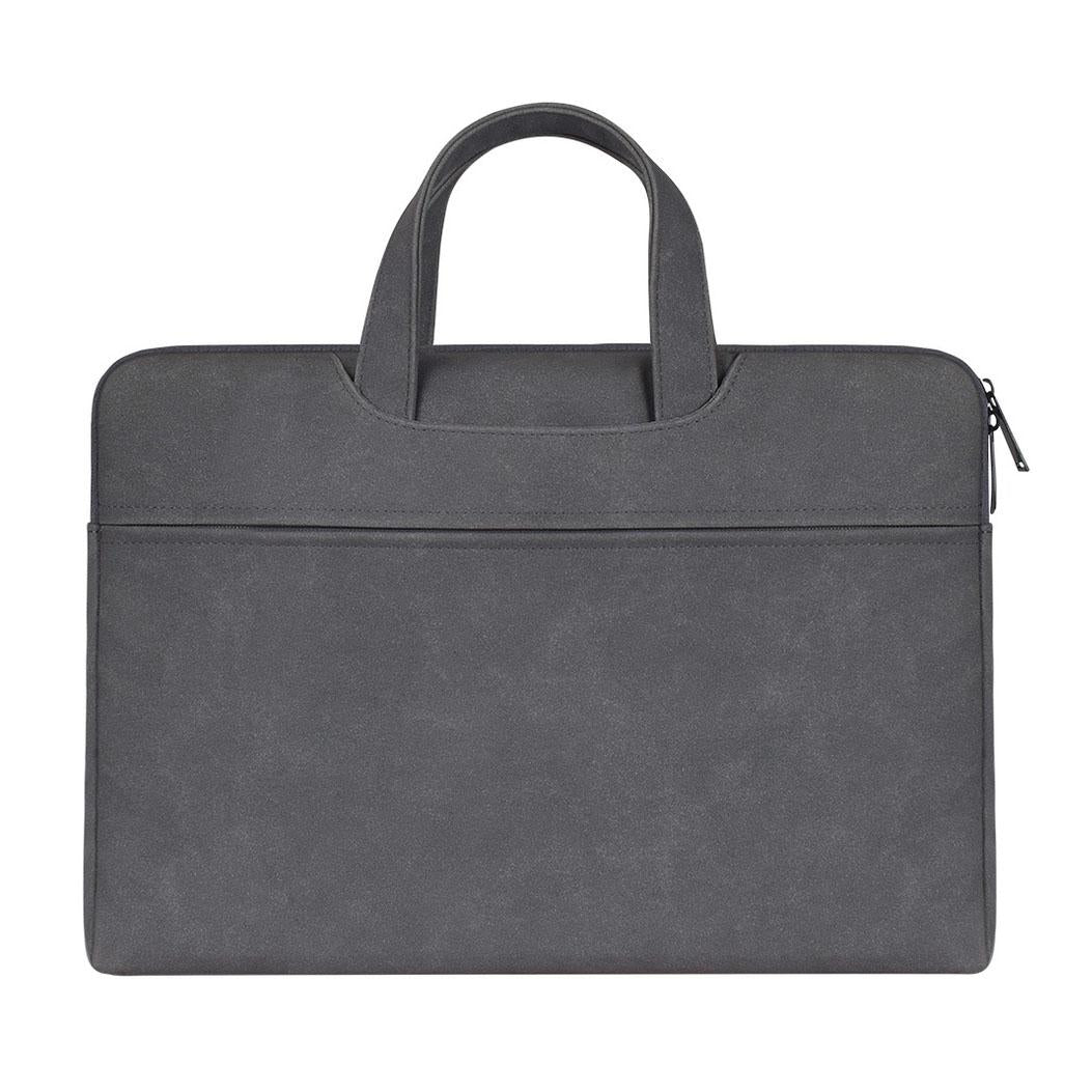 V562-GD1325BL-202502281826-00 Waterproof Portable One-Shoulder Handbag For 13.3 Laptops With Hidden Zipper And Suitcase Belt - Dark Gray - Image 1