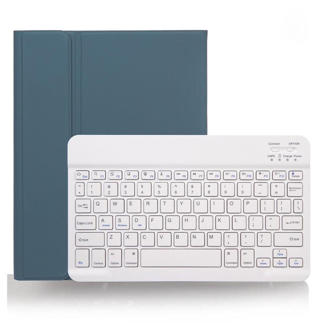 V562-GD6120ORPI-202504291811-00 Detachable Bluetooth Keyboard Tablet Case For Ipad Pro 11 With Pen Slot - Plain Texture - Dark Green - Image 1
