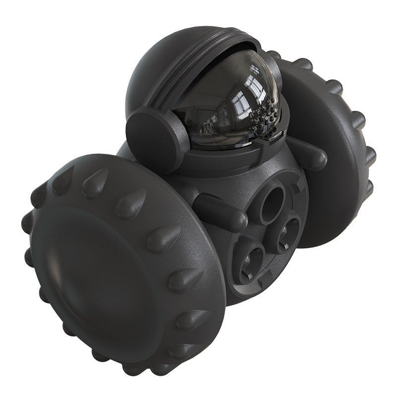 V562-GU23-CH116BLACK-202503261927-00 Vibe Geeks Pet Food Dispenser Tumbler Dog Treat Toy - Black - Image 1