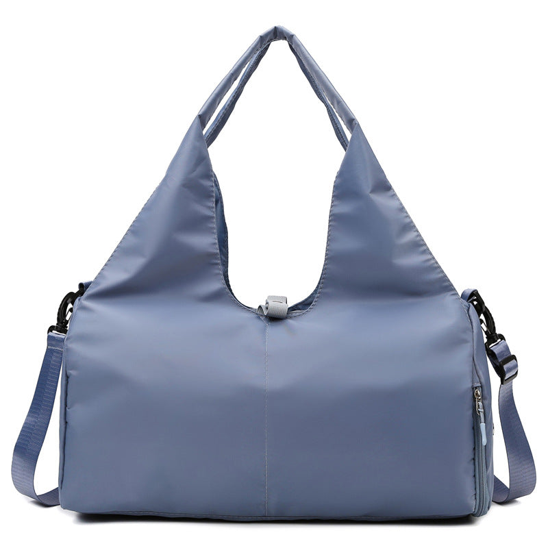 V562-GU23-J641BLUE-202503280147-00 Vibe Geeks Large Capacity Dry and Wet Separation Wear-resistant Sports Fitness Storage Bag - Blue - Image 1