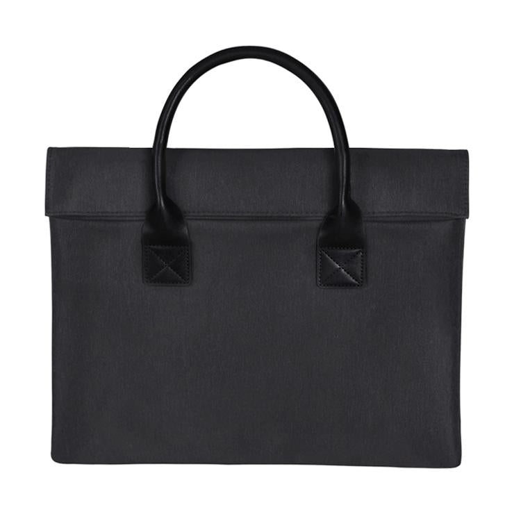 Universal 15.4 Soft Handle Laptop Bag for Macbook Samsung Sony Dell Alienware Chuwi Asus Hp - Portable & Wearable - Black