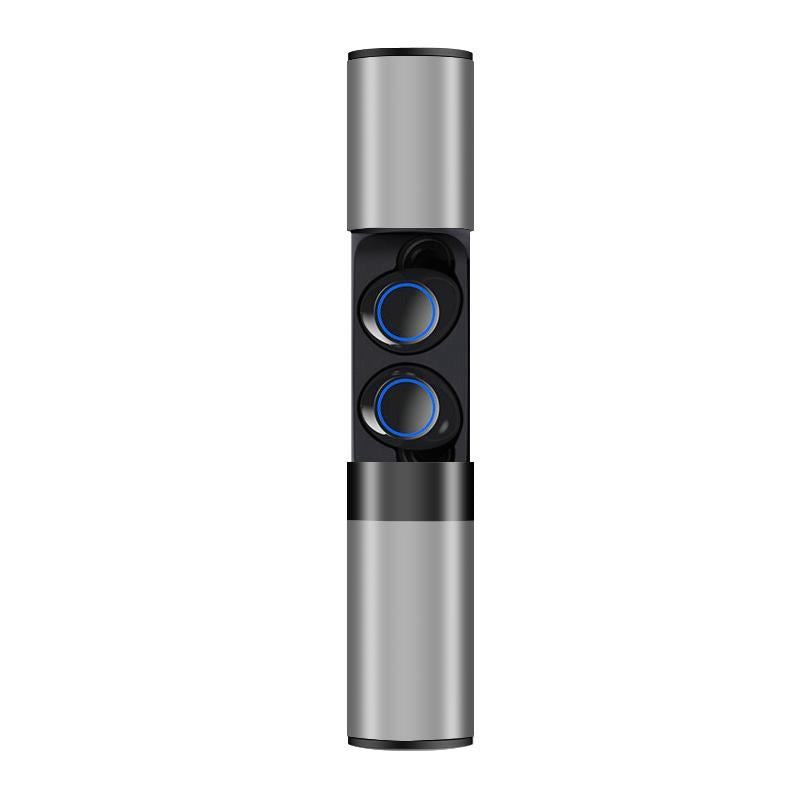 V562-H0805D6PI-202505211935-00 Wireless Tws Bluetooth V5.0 Earphones with Drawer Type S2 Design - Grey - Image 1