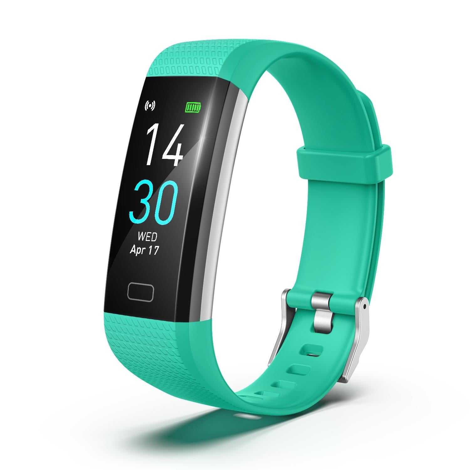 V562-H101672600ADE-223882-00 Waterproof Fitness Tracker Watch With Heart Rate Monitor - Green - Image 1